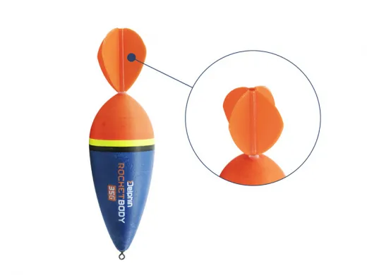 Hechtschwimmer Segelpose Raubfischpose Delphin RocketBODY