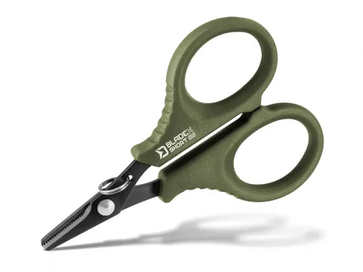 Delphin BladeX Short SS geriffelte Schere 9,5 cm