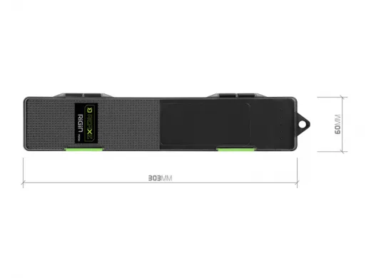 Box für Feeder-Vorfächer Delphin REAXE RIGIN 303x60mm