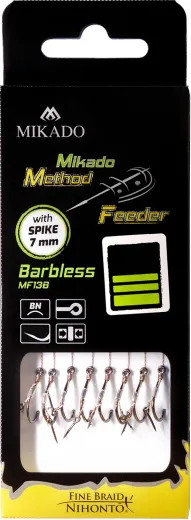 METHODE FEEDER BARBLESS X-TRA STRONG RIG - MIT NADEL - HAKEN OHNE WIDERHAKEN