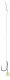 METHODE FEEDER BARBLESS X-TRA STRONG LEADER - MIT GUMMIBAND - HAKEN OHNE WIDERHAKEN Gr. 10