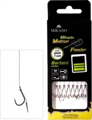 METHODE FEEDER BARBED CHINU RIG - MIT NADEL - HAKEN MIT WIDERHAKEN Gr. 14